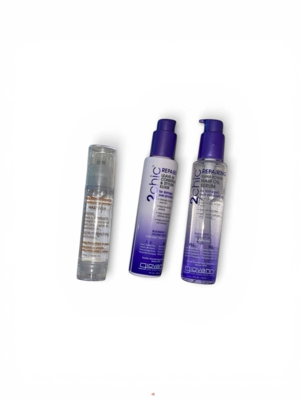 Giovanni 2chic Hair Care Set - Purple and Clear